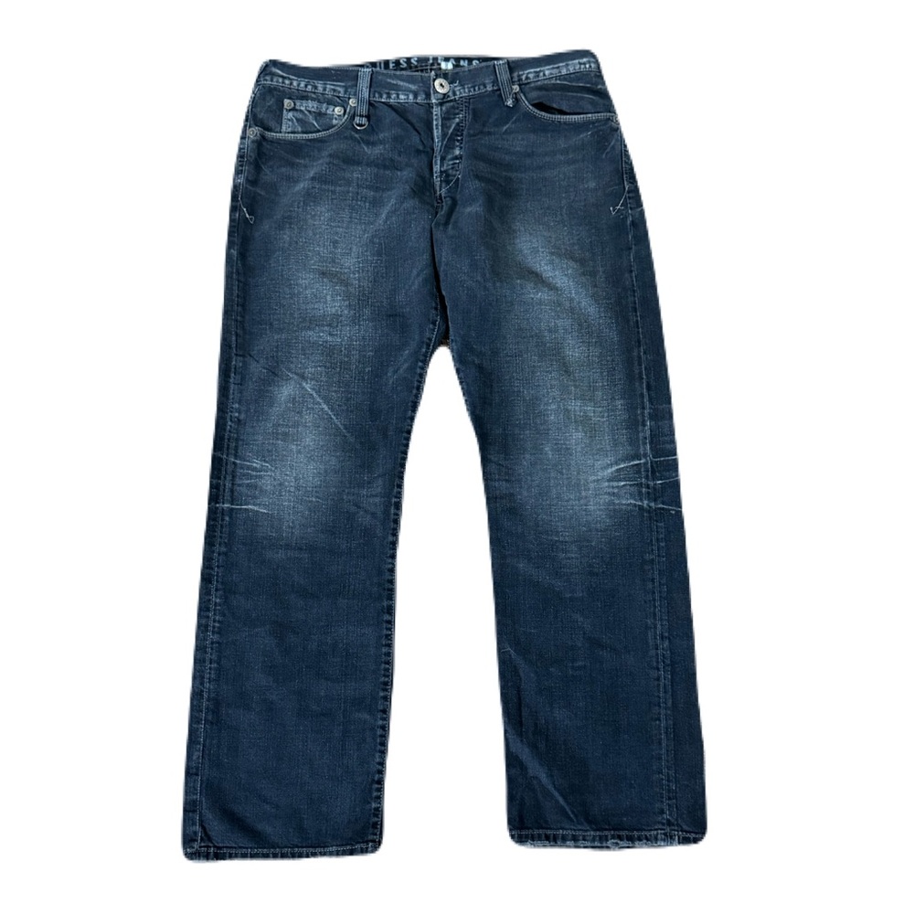 Guess Men’s 38 x 32 Central Straight Leg Jeans